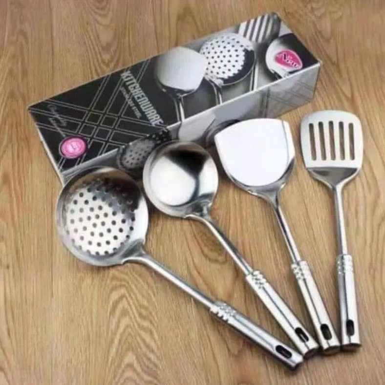 Set Peralatan Dapur , Spatula Stainless.