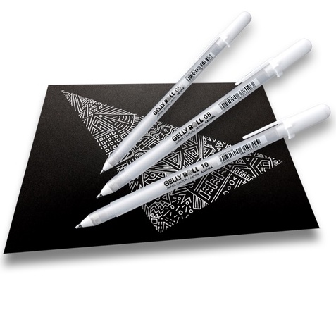 Sakura Gelly Roll White - Set of 3