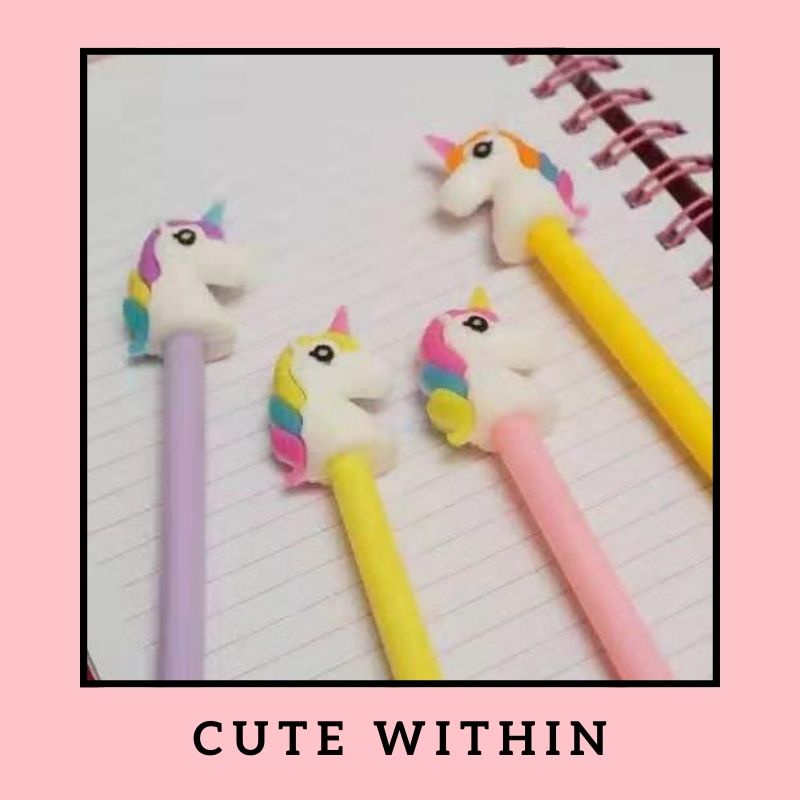 

PEN GEL UNICORN RAINBOW HEAD LUCU UNIK HADIAH PEN PENA BOLPOIN CUTE WARNA WARNI KPOP TEBAL BAGUS AWET MURAH TAHAN LAMA