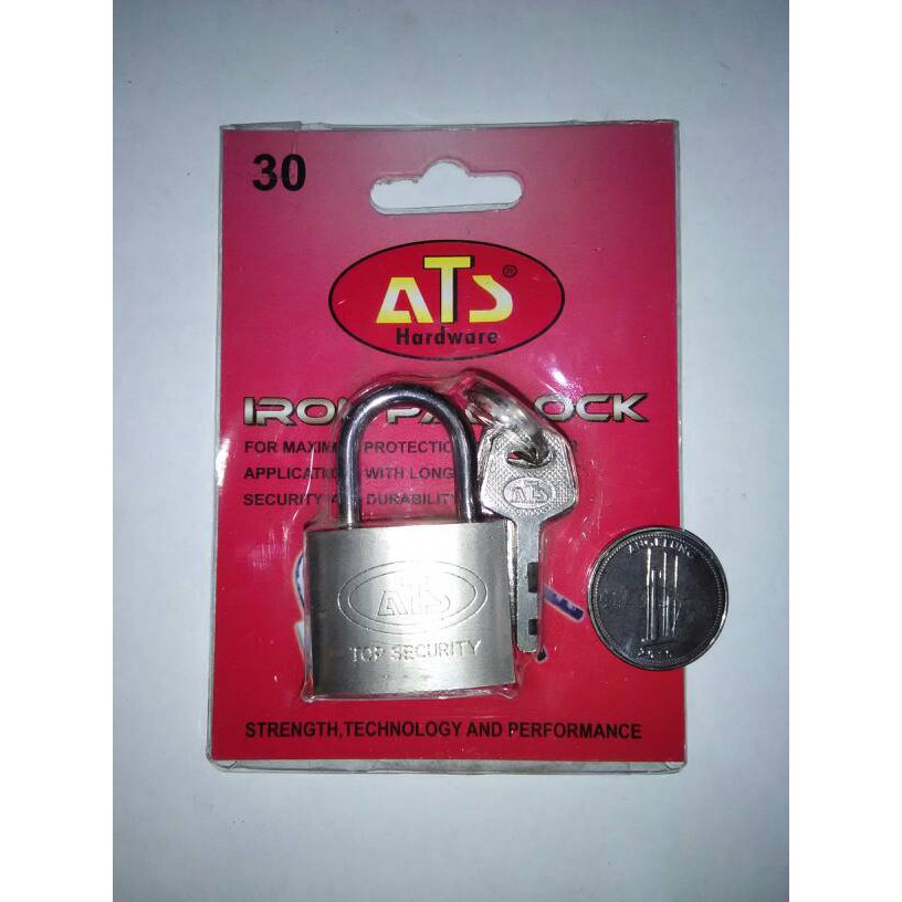 Gembok BESI  ATS 30mm Iron Padlock 30 mm