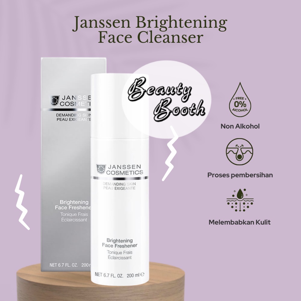 JANSSEN COSMETICS Brightening Face Cleanser 200ml / Brightening Face Freshener 200ml