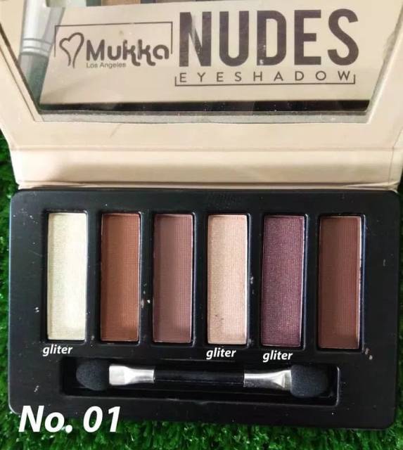 MUKKA EYESHADOW NUDES NO。1 &amp; 2