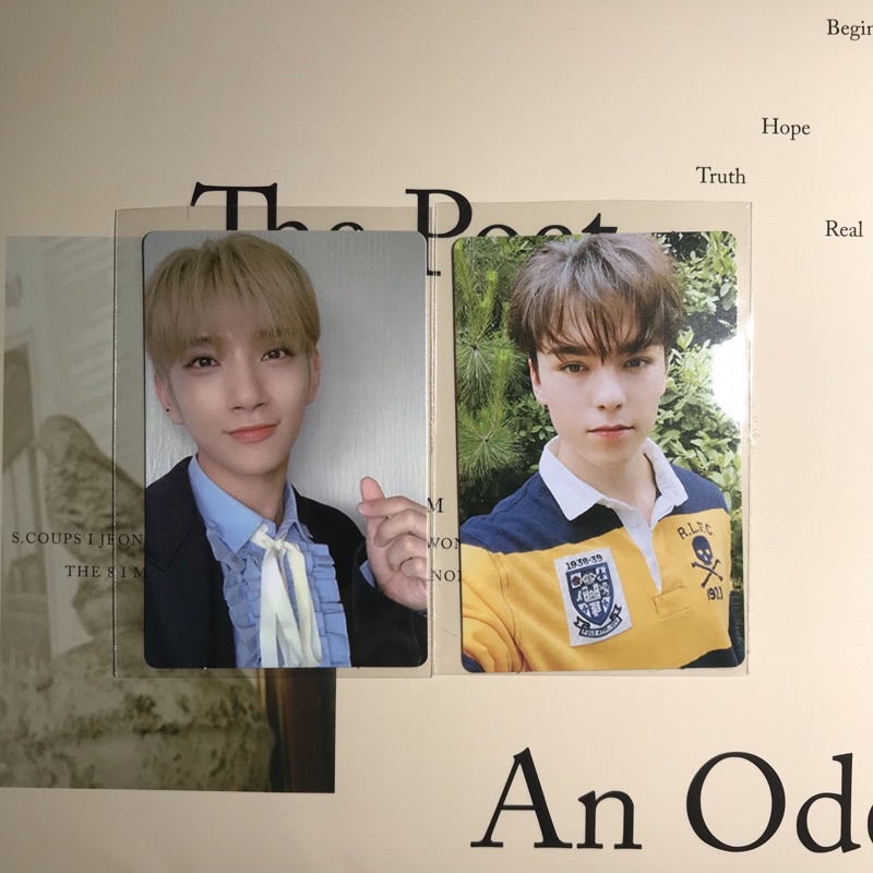 Photocard Seventeen an ode the truth joshua vernon