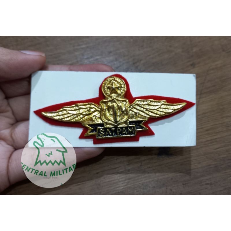 Wing Satpam Kuning - Atribut Security