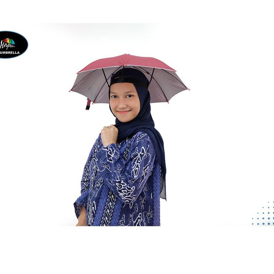 COD PAYUNG TOPI KEPALA / PAYUNG KEPALA / TOPI PAYUNG MULTIFUNGSI