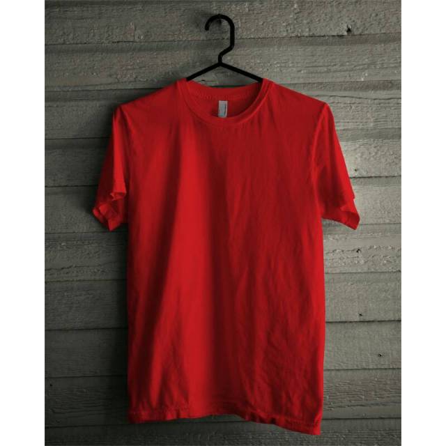  KAOS  POLOS  MERAH CABE Shopee  Indonesia