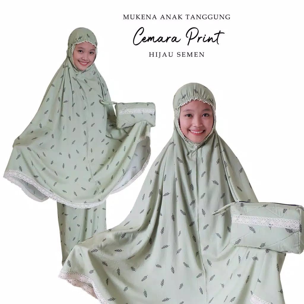 Aq23 Mukena Katun Rayon Motif By Vanessa Angel Vanesza Mukena Anak Tanggung Sd Rukuh 9-12Tahun Muken