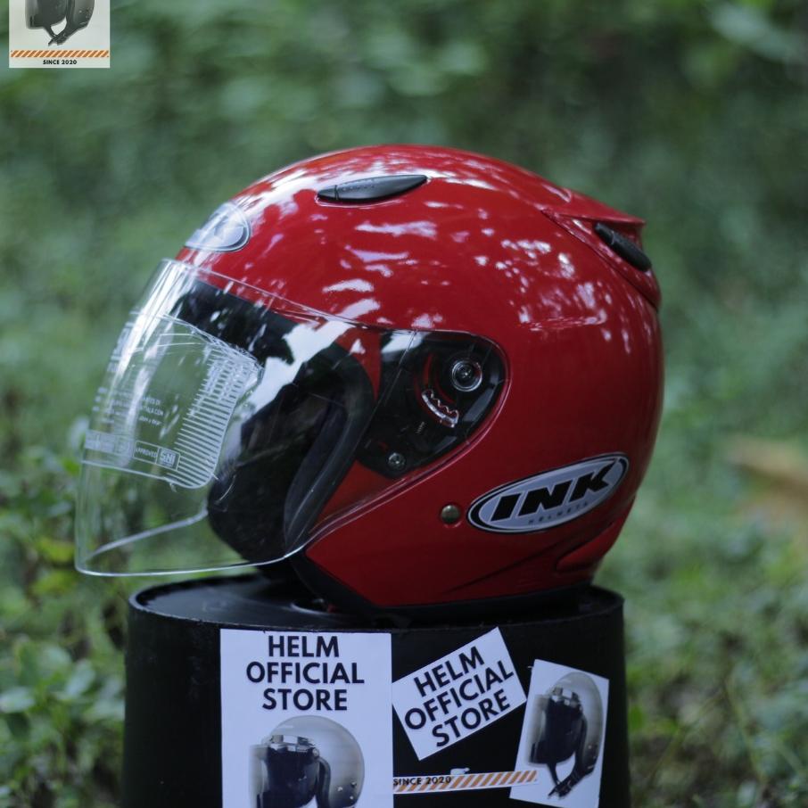 helm ink centro kw GRADE 1 ORI  + KACA dewasa pria wanita SNI ヤマ