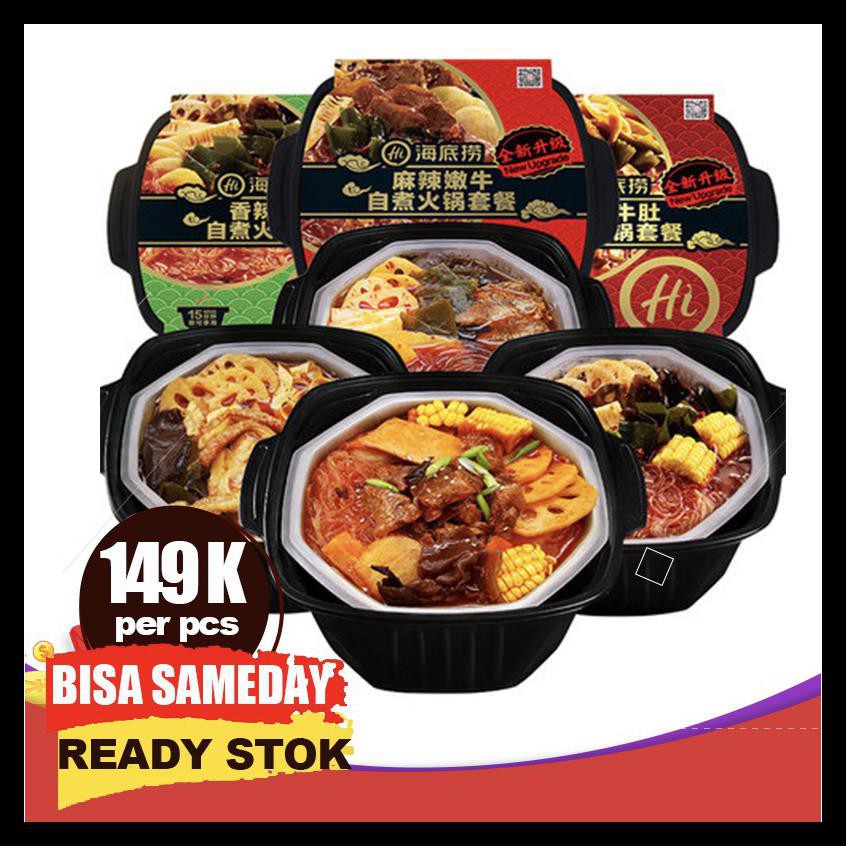 

PASTI READY 【 READY】HAIDILAO INSTANT HOTPOT DALAM KEMASAN SIAP SAJI INSTANT HOT POT海底捞HAI