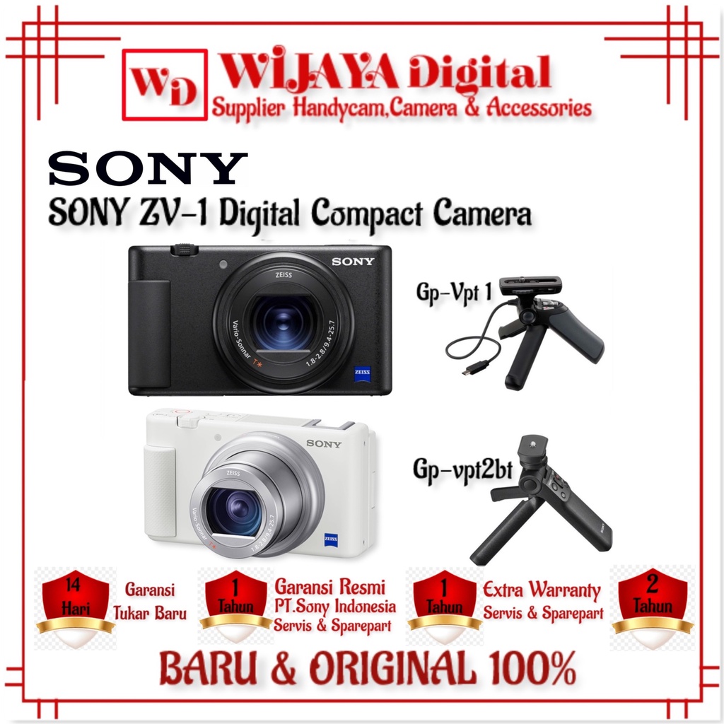 SONY ZV-1 Digital Compact Camera / Sony ZV1 Vlogging Camera 4K Video