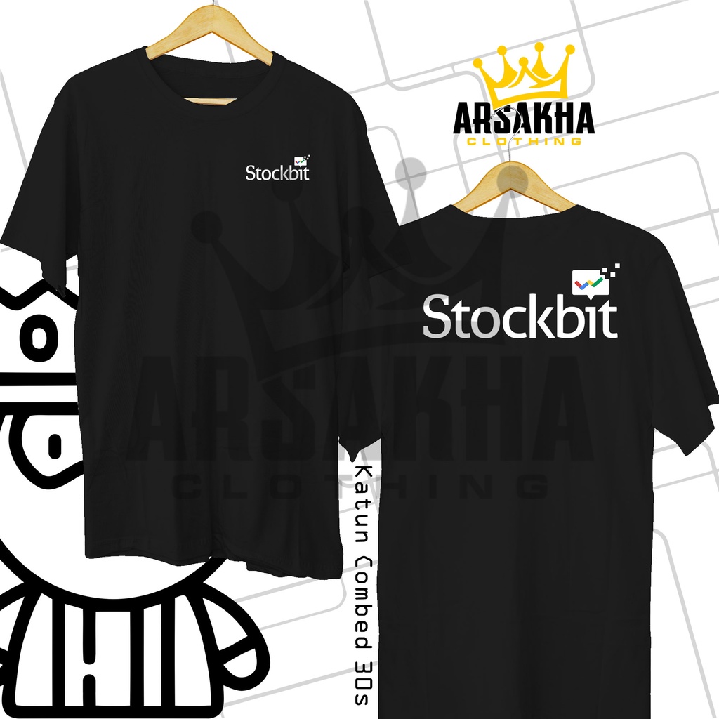 Stockbit Aplikasi Investasi V2 Anak Muda Baju Distro by Arsakha Industries