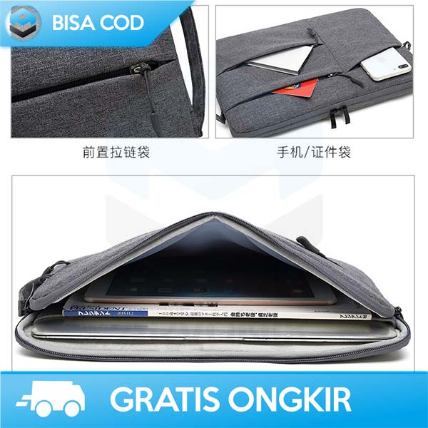 SARUNG LAPTOP SLEEVE CASE 13 INCH TAS KATUN IMPORT BERKUALITAS LEMBUT