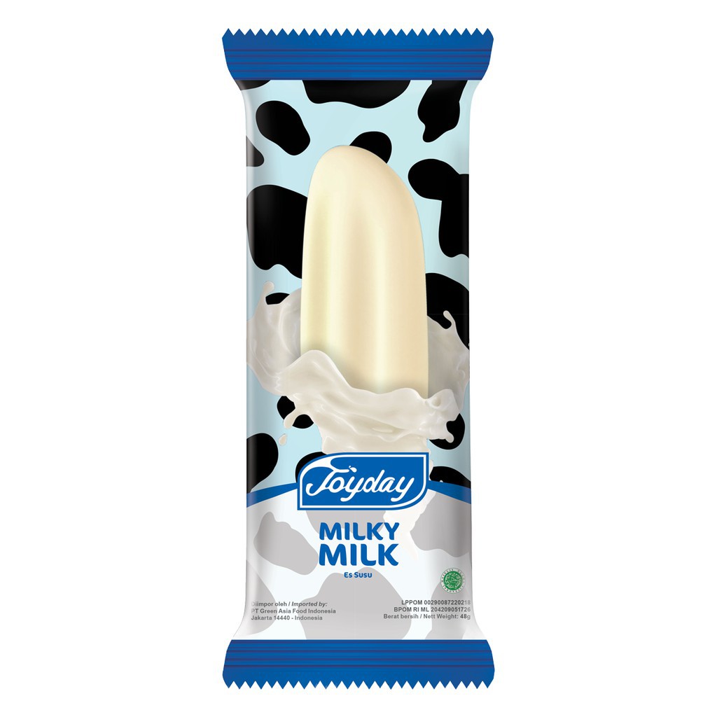 JOYDAY Ice Cream Milky Milk (1 karton = 50 pcs) (BANDUNG AREA ONLY)