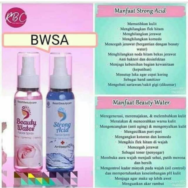 BWSA (beauty water & strong acid) RBC