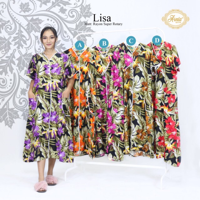 Home Dress Daster  kekinian  Daster  Busui Friendly Rayon 