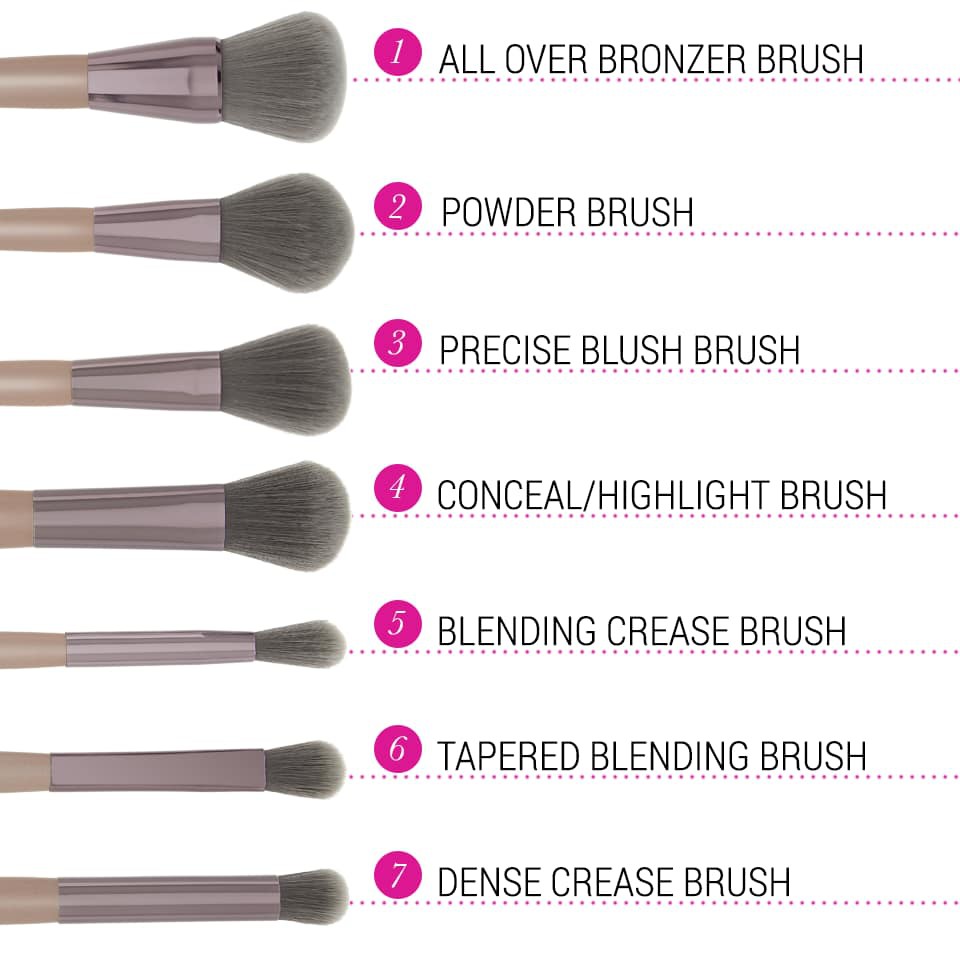 BH Cosmetics Lavish Elegance 15 Pcs Brush Set Bonus Bag