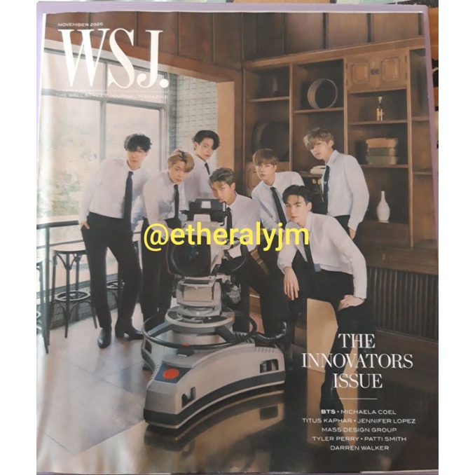 Magazine WSJ BTS 2020 | Majalah wsj bts ver grup