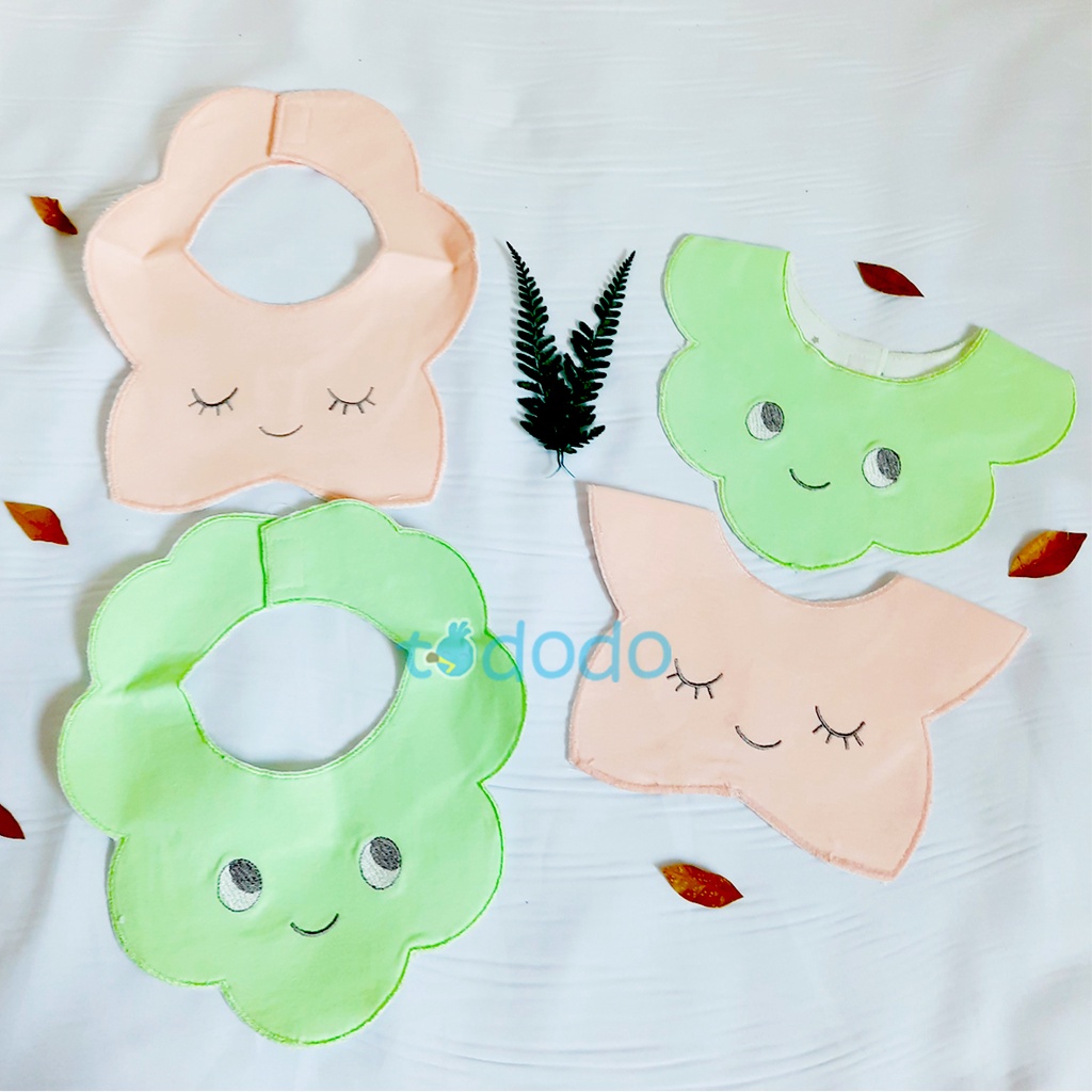 Celemek Bayi Slabber Baby Bib Kain Ichigo My Moon My Star