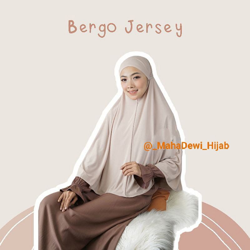 BERGO JERSEY PREMIUM XL JUMBO / BERGO JERSEY TALI JUMBO PREMIUM / Jilbab Jersey