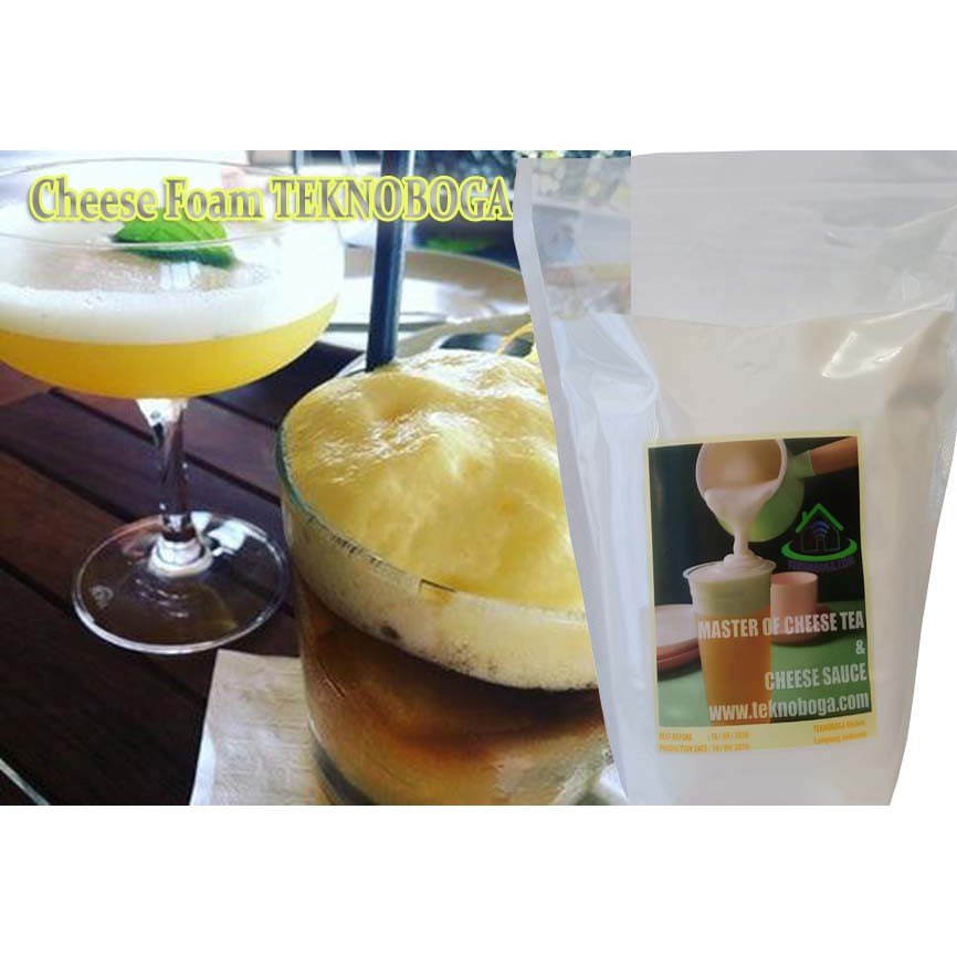 

CHEESE FOAM POWDER TEKNOBOGA UNTUK CHEESE TEA THAI TEA