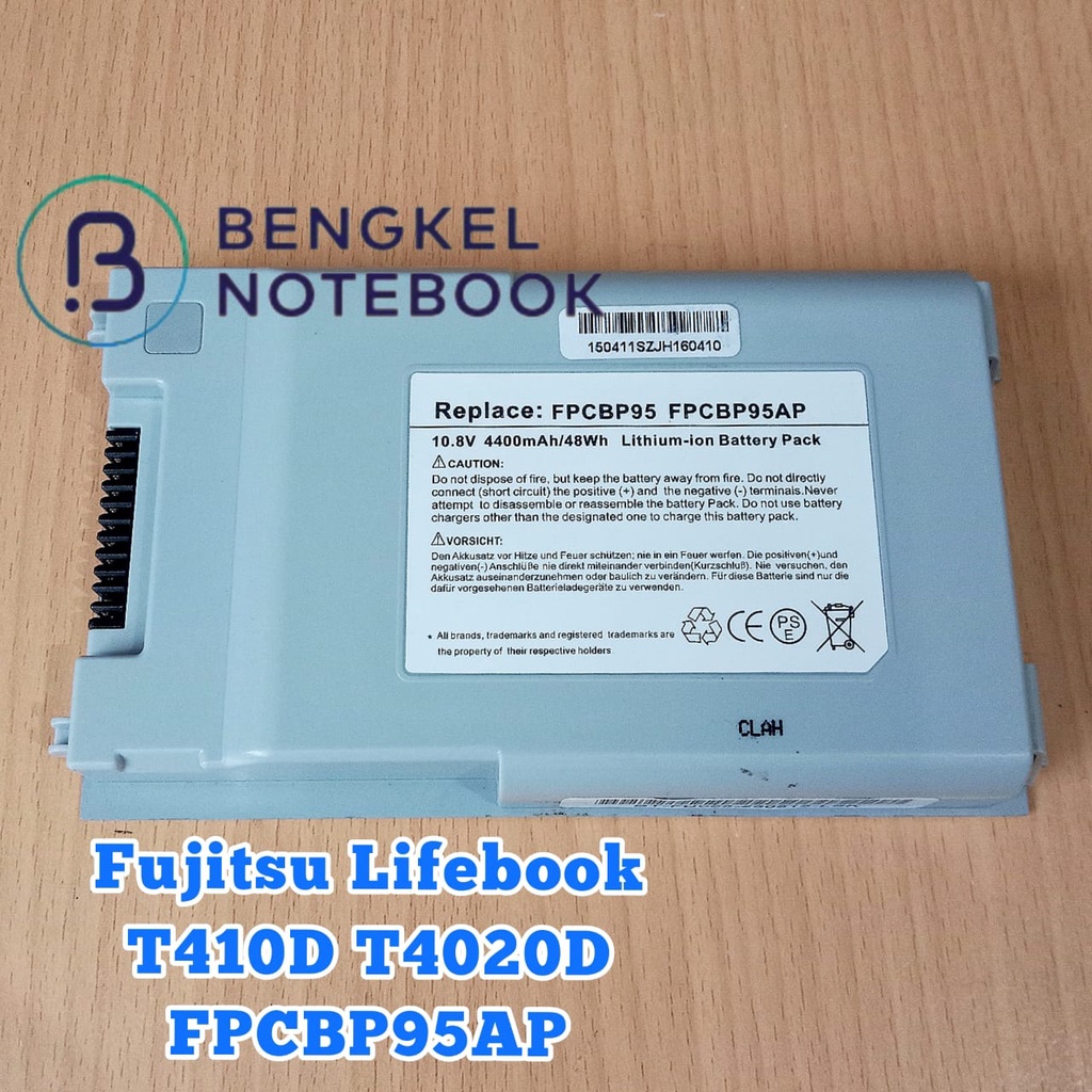 Baterai Fujitsu LifeBook T4000D T4010D T4020D FPCBP95AP FPCBP121 PCBP73AP FMVNBP116 FMVNBP128