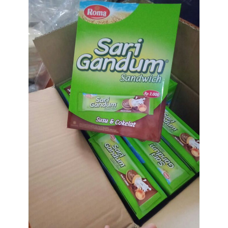 

Roma Sari gandum Sandiwch susu dan cokelat