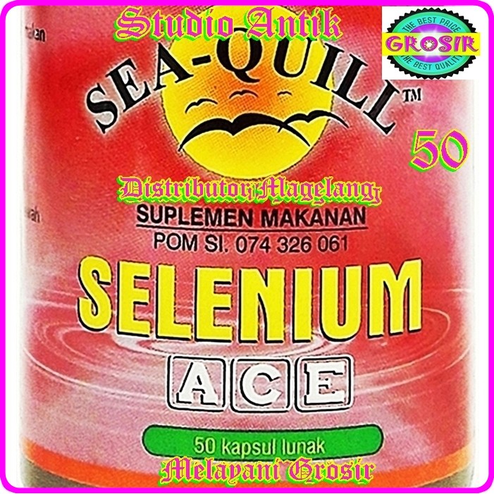SEA QUILL SELENIUM ACE 50 - SELENIUM ACE - SELENIUM - VITAMIN A - VITAMIN C - VITAMIN E - GROSIR SEA