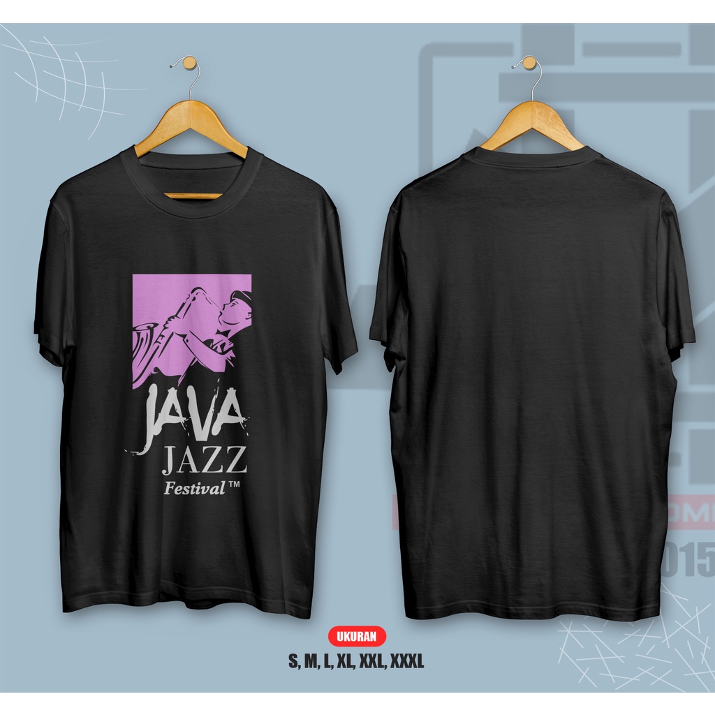 KAOS JAVA JAZZ FESTIVAL LENGAN PENDEK COTTON COMBED 30S