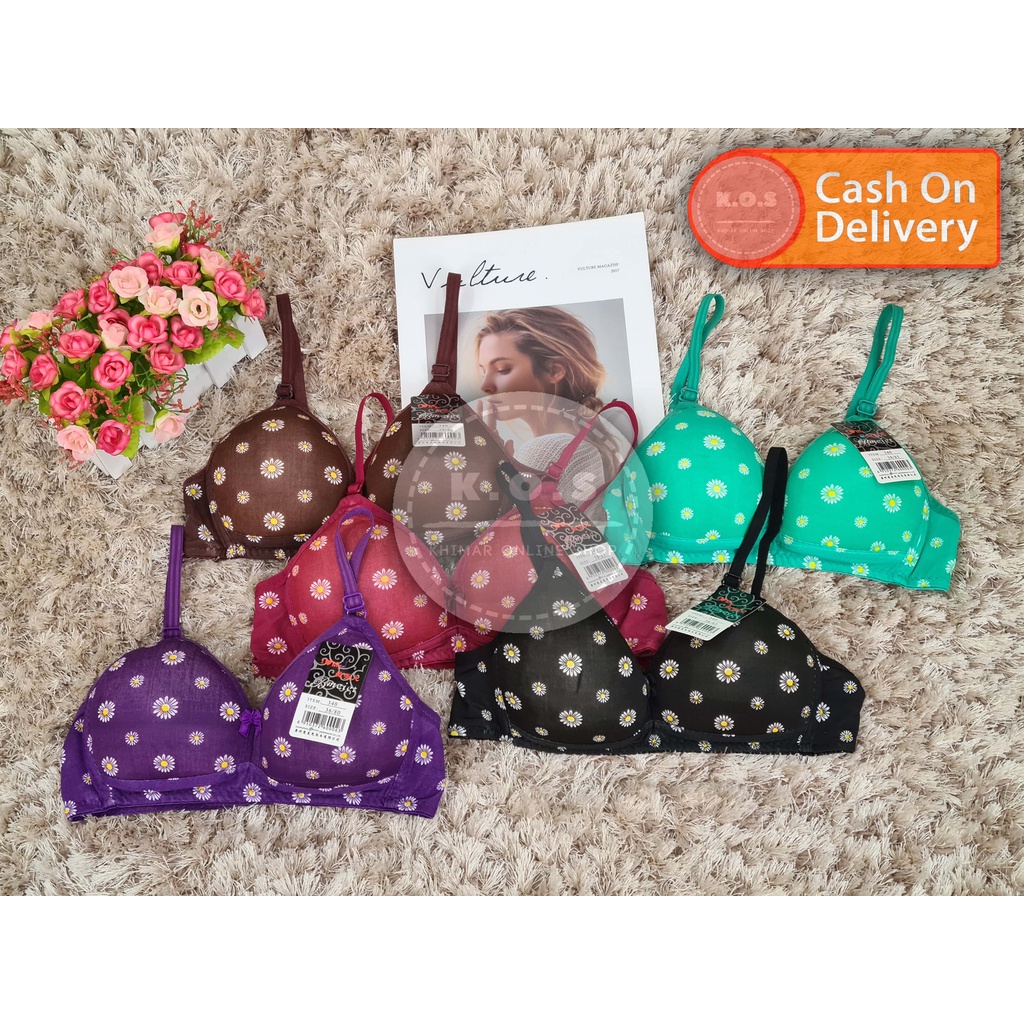 Bh remaja/bra pelajar busa tipis size 34-38