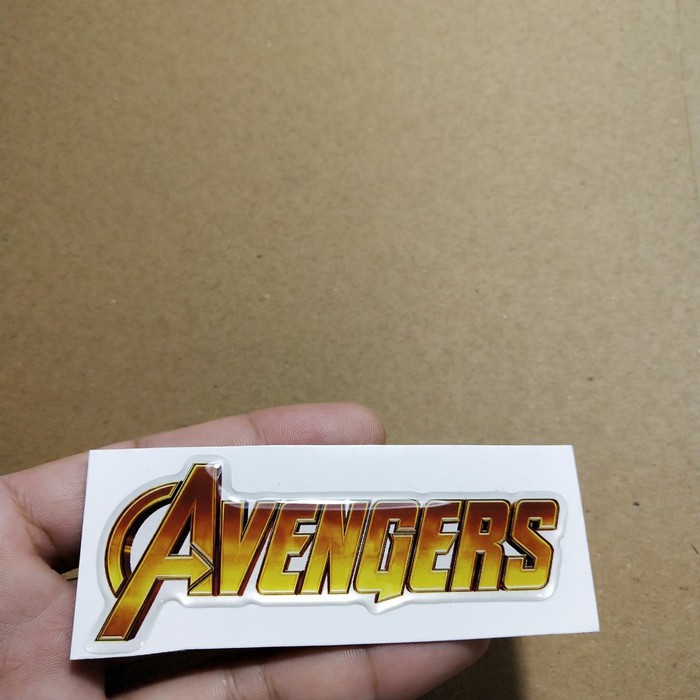 

stiker avengers timbul