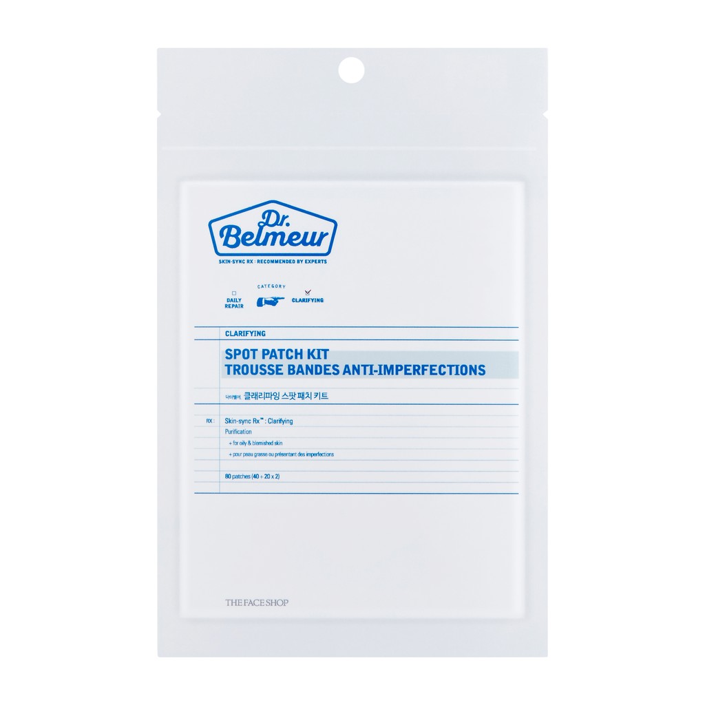 The Face Shop Dr. Belmeur Spot Patch Kit 80 patchesw