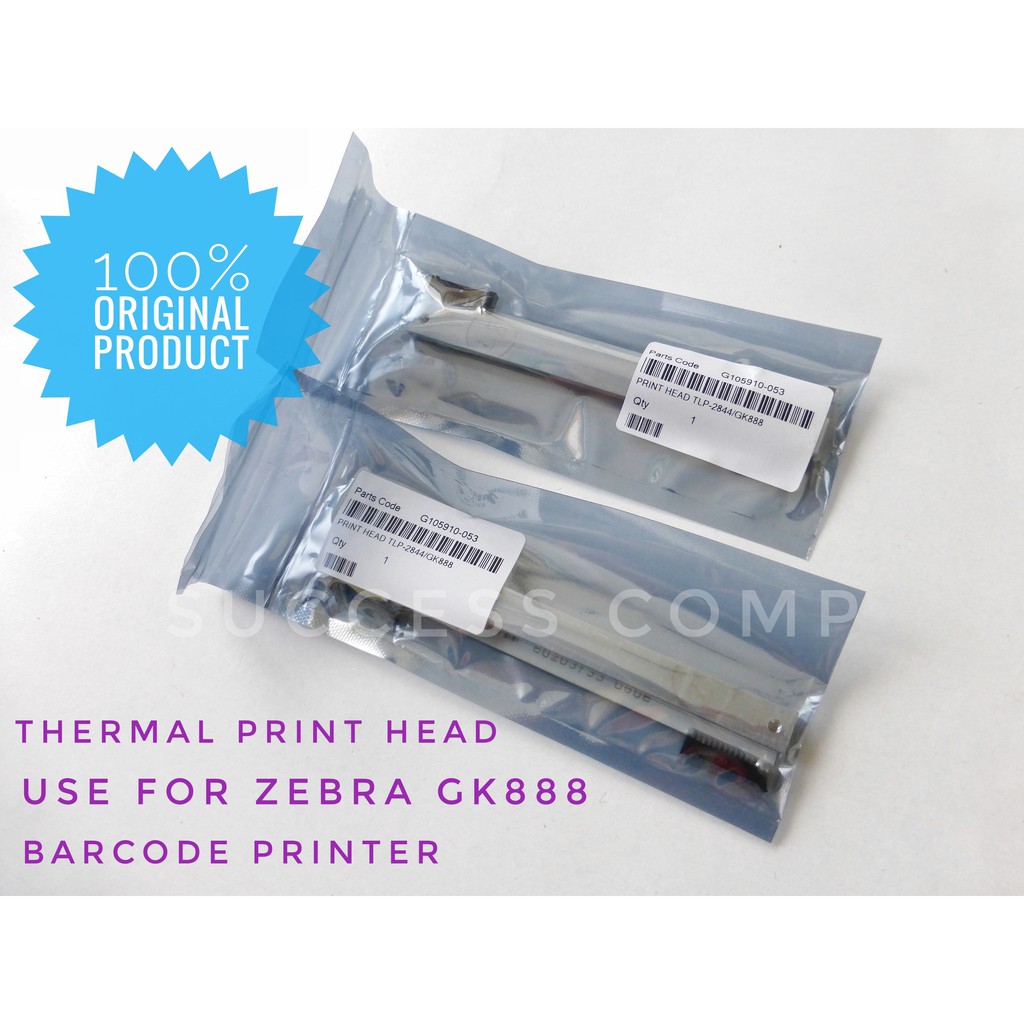 Thermal Print Head Zebra GK888 Barcode Printer Original