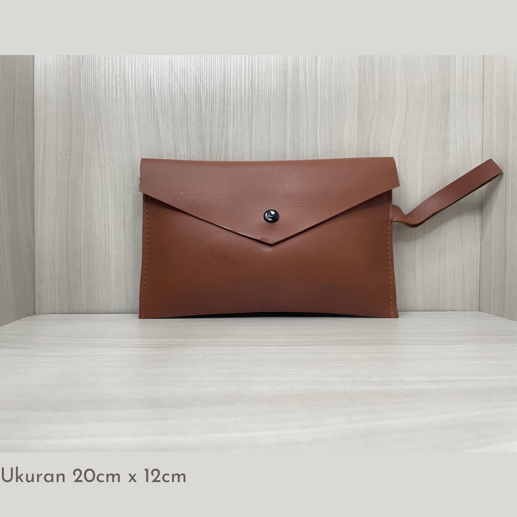 Dompet Clutch Pola Envelope Untuk Wanita