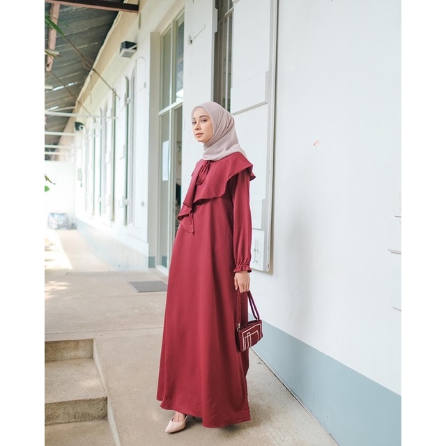 (MSB) GAMIS MEMEY MAXY LONG DRESS WANITA