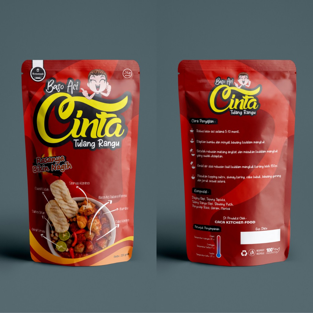 

CUSTOM KEMASAN STANDING POUCH ZIPLOCK ZIPPER LOCK