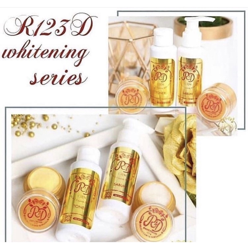 Cream RD Gold Terbaru Original RD123 Putih Rinna Diazella Paket Toner dan paket cleanser
