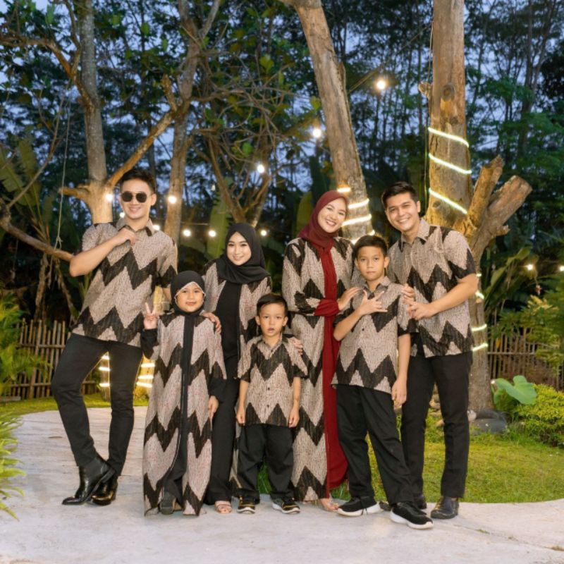 BAJU SERAGAM BATIK COUPLE GAMIS PASANGAN SARIMBIT KELUARGA CUSTOM DEWASA ANAK / ATASAN KEMEJA KAIN K