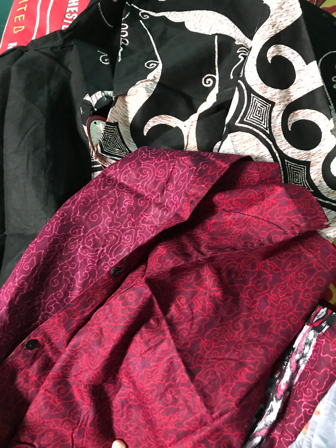 Bswart Batik Hrb026 Kenongo Hem Pendek Anjani Biru Pekalongan M L Xl Batik Pria Murah Modern Grosir