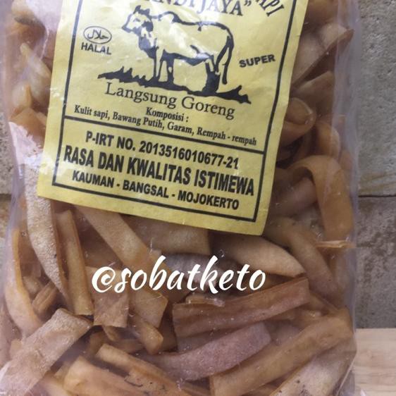 

F⚡ASH SALE Krecek [Mentah] Rambak Kulit Sapi Stick Panjang Rambak Keto 500 gr ♦♥