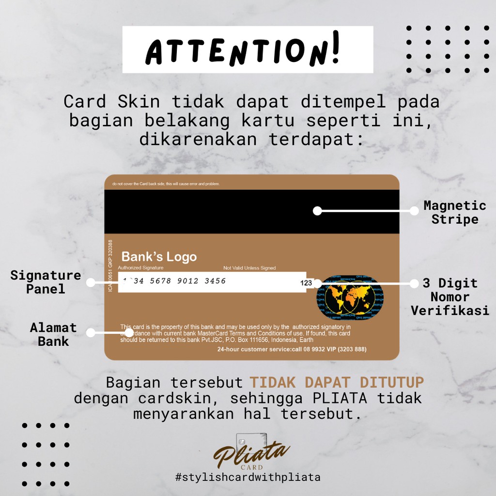 [FAKE] BRI JCB PLATINUM - Card Cover Skin Sticker - PLIATA Stiker Kartu ATM, E-Money, E-Toll