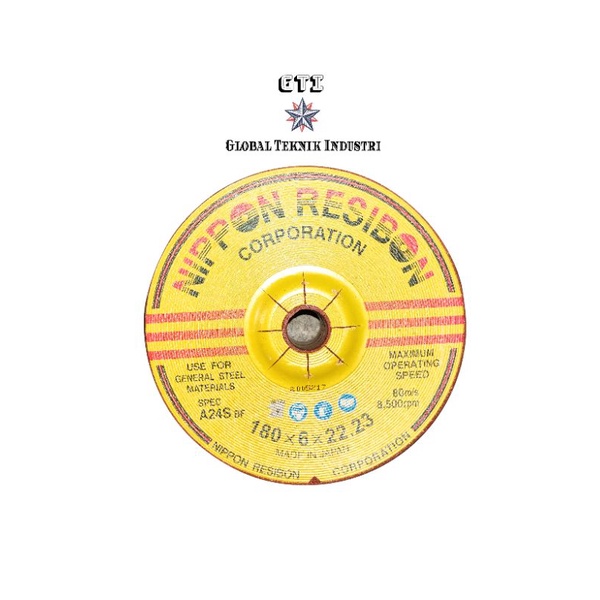 Batu Gerinda Poles NIPPON RESIBON 7" INCH