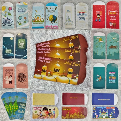

Amplop Lebaran Panjang / Amplop THR Size L / Amplop Idul Fitri Per Pack Isi 10 pc