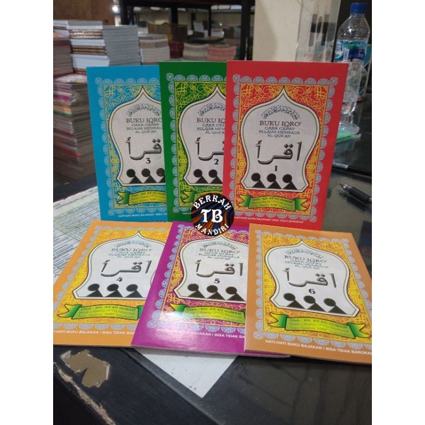 Buku Iqro set kecil (1-6)