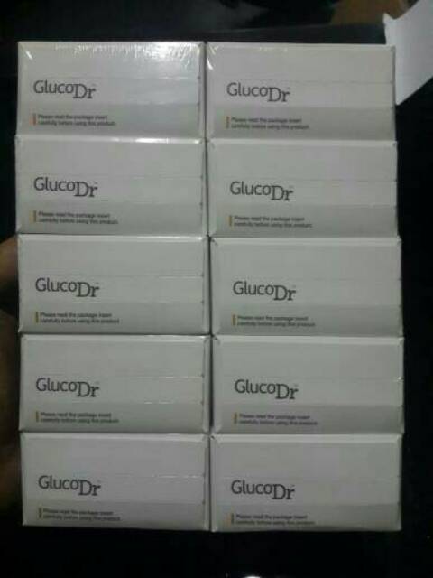 GLUCO DR BIO SENSOR STRIP GLUCOSE STIK ISI ULANG GULA DARAH AGM 2100 (BOX KUNING)