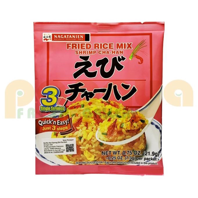 

] Nagatanien Ebi Cha-Han No Moto 3X6.8Gr Pcs