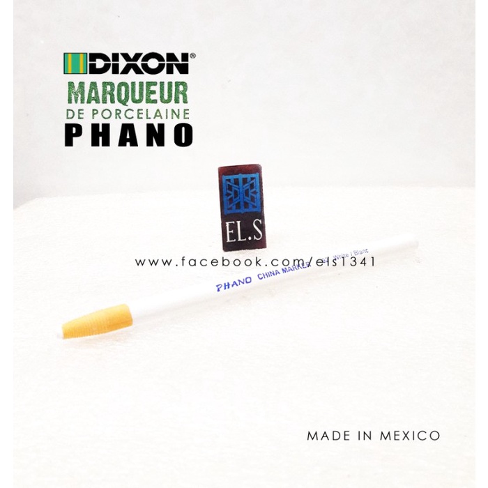 

WARNAPENSIL- DIXON PHANO WHITE - PENSIL KACA -PENSIL WARNA
