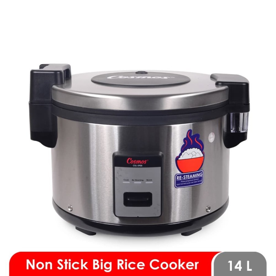 COSMOS CRJ 5908 - Magic Com Jumbo14 Liter / Rice Cooker Jumbo Nonstick
