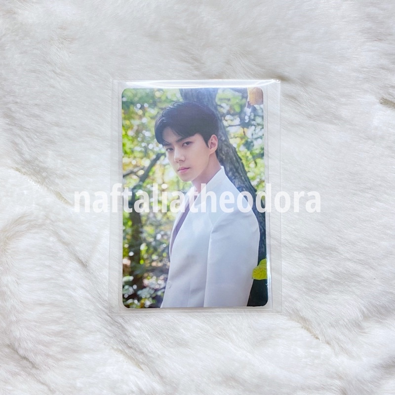 EXO Sehun Elyxion Luggage Tag Photocard