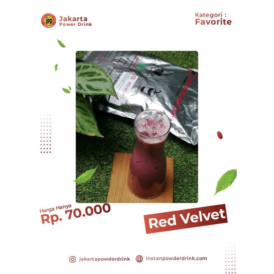 

Bubuk minuman Red Velvet