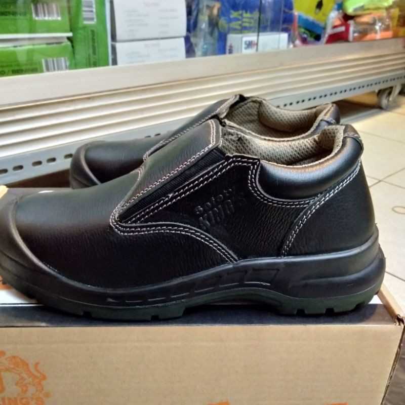 SEPATU SAFETY KINGS KWD 807X Original / Sepatu Kerja Safety Pria Kulit Asli Ujung Besi